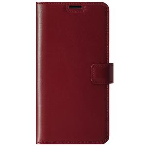 Handyhülle aus Leder RFID Wallet case - Costa Rot - TPU Schwarz