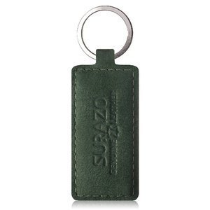 Schlüsselanhänger - Grün Nubuk