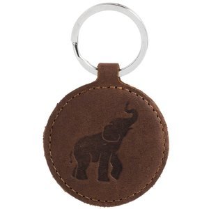 Schlüsselanhänger - Nussbraun - Elefant