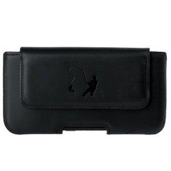 Naturleder Belt case - Dakota Schwarz - Angler