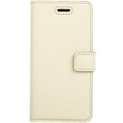 Handyhülle aus Leder Wallet case - Pastel Gelb - Transparentes TPU