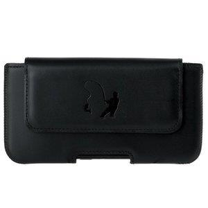 Naturleder Belt case - Dakota Schwarz - Angler