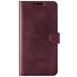 Hülle Buchen Sie Elegance RFID Holster - Burgundy - TPU Schwarz